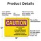 Signmission Radiation & Laser Sign, 12 in H x 18 in W, Aluminum, Rectangle OS-2PACK-CR-A-1218-L-10217 - alternate 6